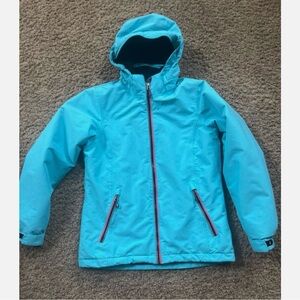 KILLTEC Girls Winter Jacket ~ Size 14 ~ Hooded Ski Snowboard